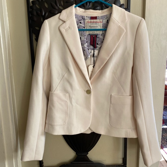 NWT! Anthropologie Cartonnier Off White Blazer - Picture 1 of 5